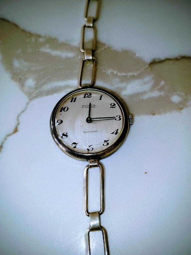 Zilver dames horloge, Overige merken, Staal, Polshorloge, Ophalen of Verzenden