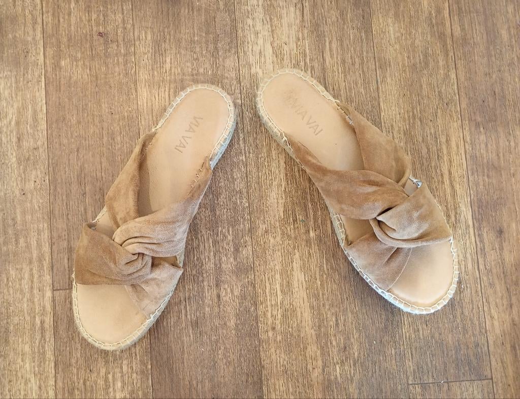 Via vai sandalen, maat 42 , 1x aangehad, Ophalen of Verzenden, Zo goed als nieuw, Sandalen of Muiltjes