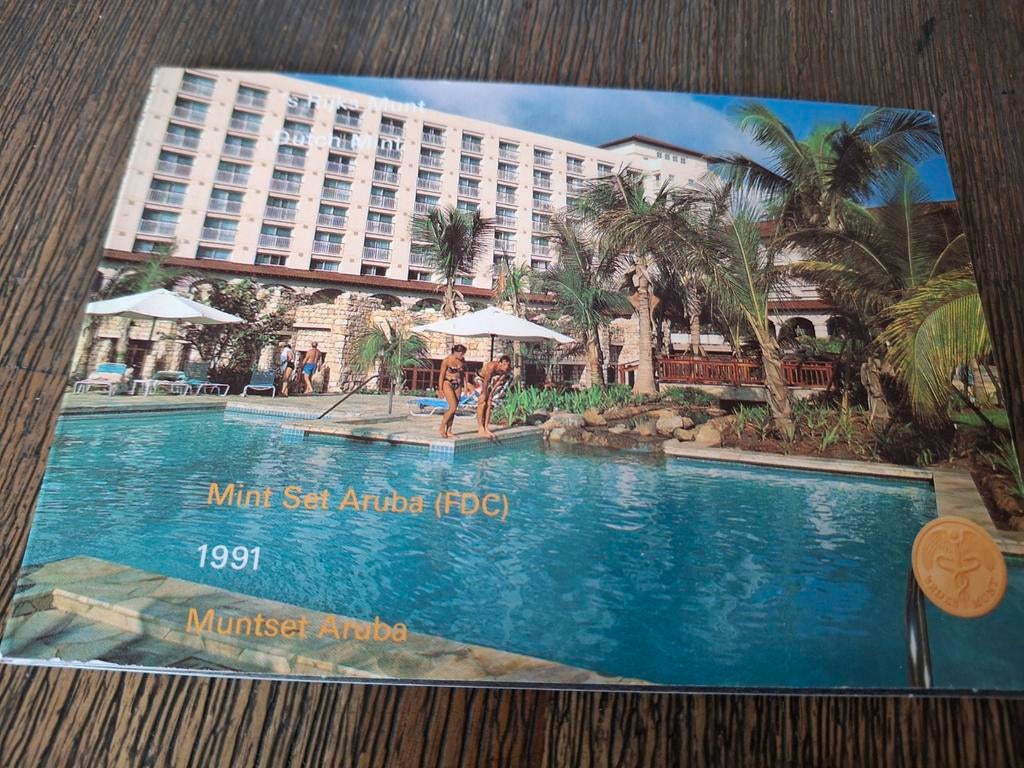 Muntset Aruba 1991, Ophalen of Verzenden, Midden-Amerika, Setje