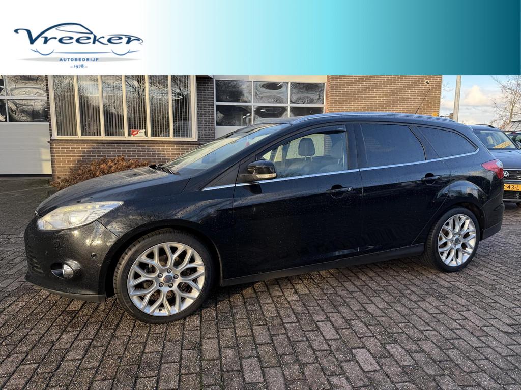 Ford Focus Wagon 1.0 EcoBoost Edition Plus, Euro 5, Gebruikt, Zwart, Origineel Nederlands