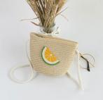 Stro tasje voor kinderen met ritssluiting, Kinderen en Baby's, Ophalen of Verzenden, Nieuw, Onbekend