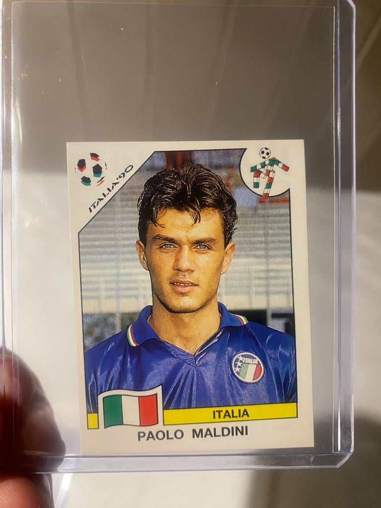 Diverse oude Panini voetbalsticker legends 1990, Ophalen of Verzenden, Zo goed als nieuw, Meerdere stickers