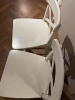 Twee IKEA ROSENTORP barkrukken met rugleuning, Huis en Inrichting, Barkrukken, Ophalen, Gebruikt, Met voetsteun, 60 tot 90 cm