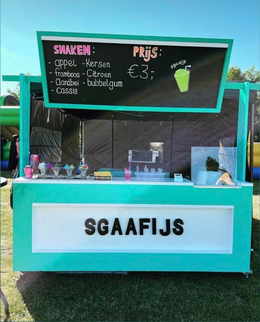 Foodtruck schaafijs compleet, Ophalen