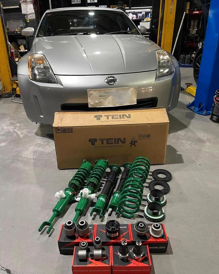 Tein Flex Z schroefset verlaging - Nissan 350z Z33, Auto diversen, Tuning en Styling, Ophalen of Verzenden