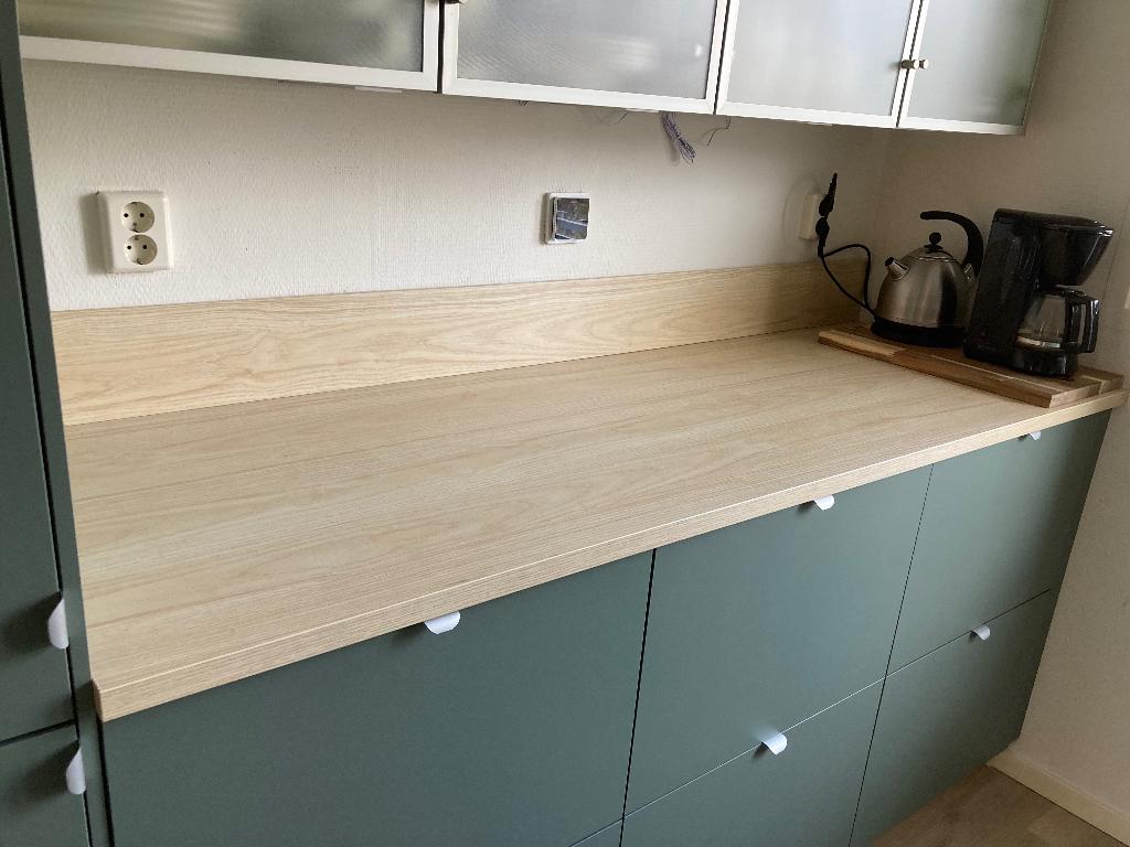 Ikea Sibbarp wandpaneel 15 cm en werkblad Ekbacken 185x2,8, Huis en Inrichting, Keuken | Keukenelementen, Ophalen, Overige kleuren