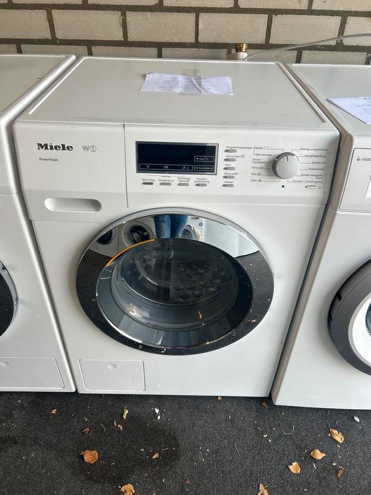 Miele W1 PowerWash WKJ130 WPS Wasmachine Refurbished, Witgoed en Apparatuur, Wasmachines, Gebruikt, Voorlader, 8 tot 10 kg, 85 tot 90 cm