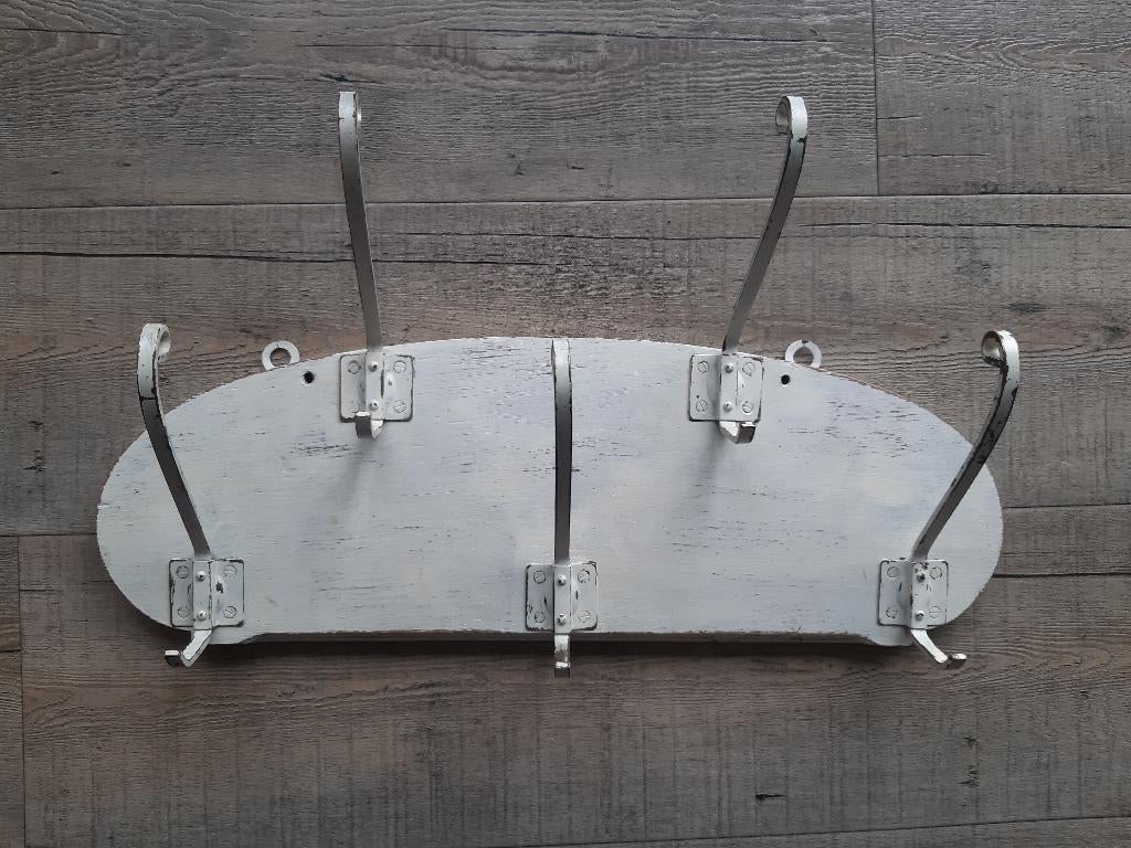 witte houten kapstok - brocante, Ophalen