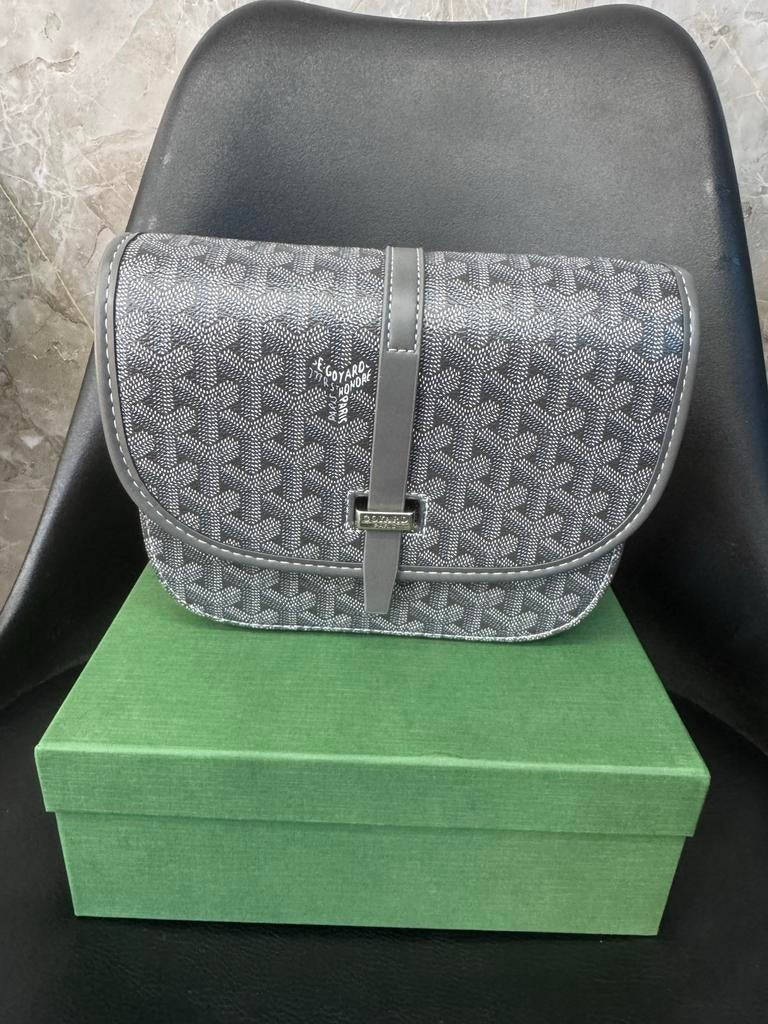 Goyard Tas, Ophalen of Verzenden, Zo goed als nieuw, Grijs, Handtas