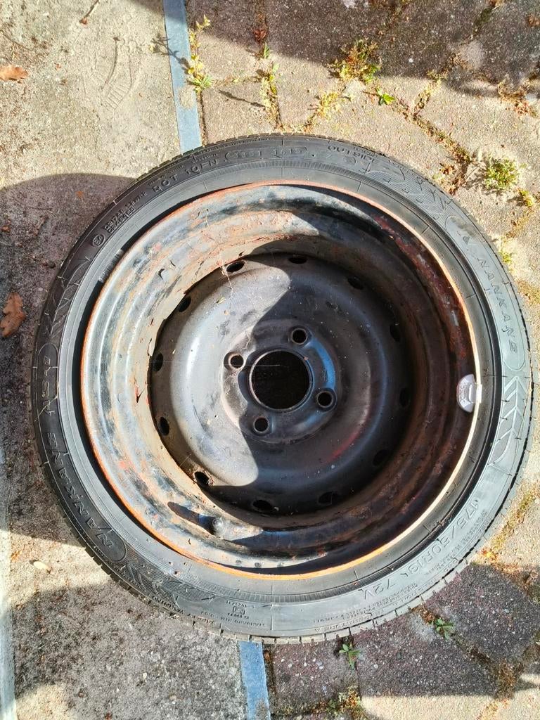 Set velgen met banden 175/50R13 4x108, Ophalen, Gebruikt