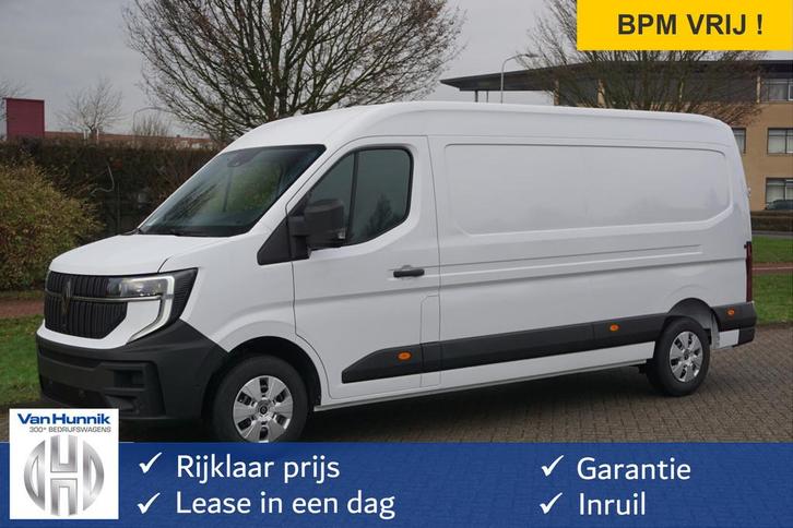 Renault Master T35 2.0 150PK Extra L3H2 BPM VRIJ! 10" R-Link, Auto's, Bestelauto's, Bedrijf, Te koop, ABS, Airconditioning, Alarm