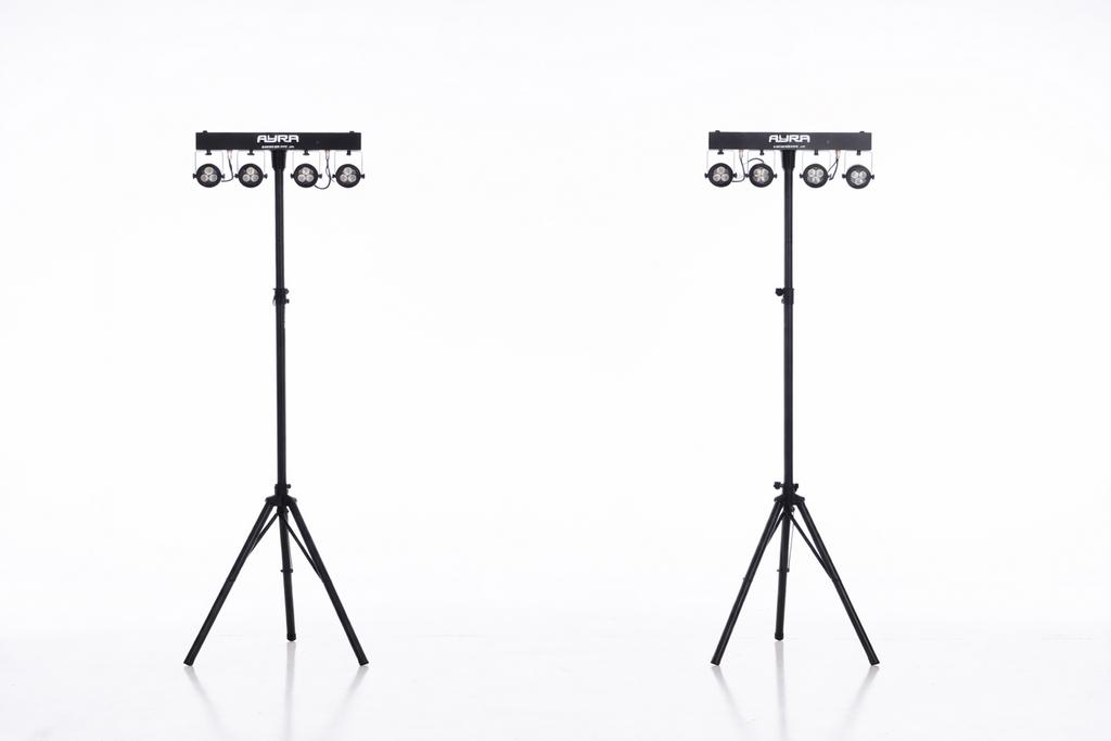 Lichtset | 2x Ayra Ledbar COMPAR Kit JR + statieven, Ophalen, Zo goed als nieuw, Licht