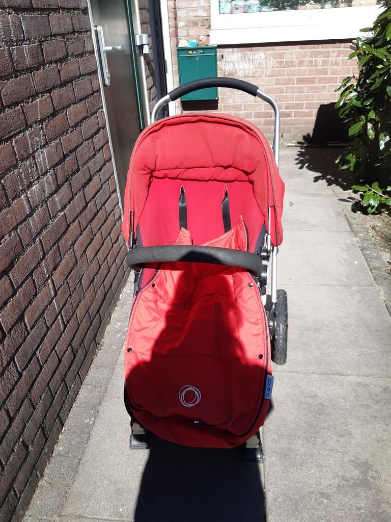 Rode bugaboo cameleon baby&kinderwagen, Ophalen, Gebruikt