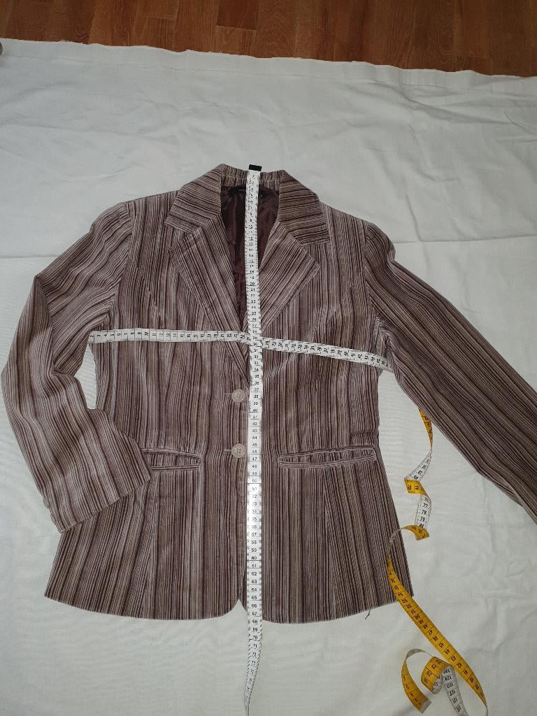 Leuke streep damescolbert, Kleding | Dames, Bruin, Ophalen of Verzenden, Zo goed als nieuw, Jasje