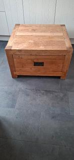 Te koop (zware) Teak houten salontafel, Huis en Inrichting, Tafels | Salontafels, Ophalen, Gebruikt, 50 tot 100 cm, Teakhout