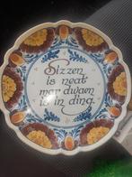 Delfts wandbord met Friese spreuk, Antiek en Kunst, Ophalen of Verzenden