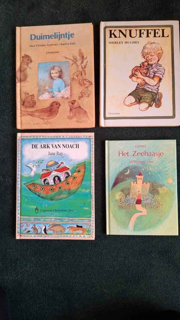 4 mini boekjes, Boeken, Kinderboeken | Kleuters, Gelezen, Fictie algemeen, Ophalen of Verzenden