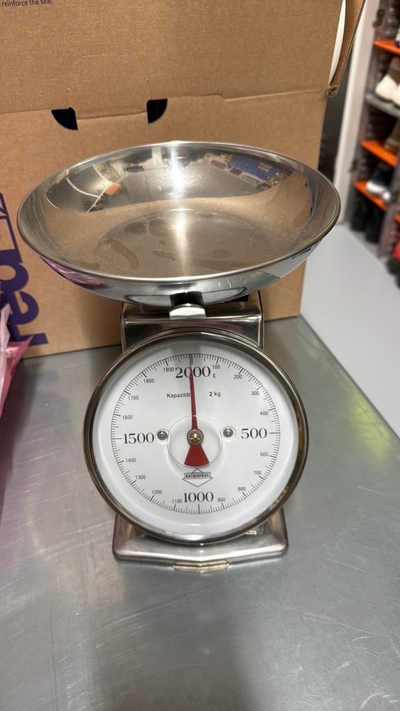 Te koop weegschaal tot 2kg, Ophalen of Verzenden, Zo goed als nieuw, Personenweegschaal, 100 kg of meer