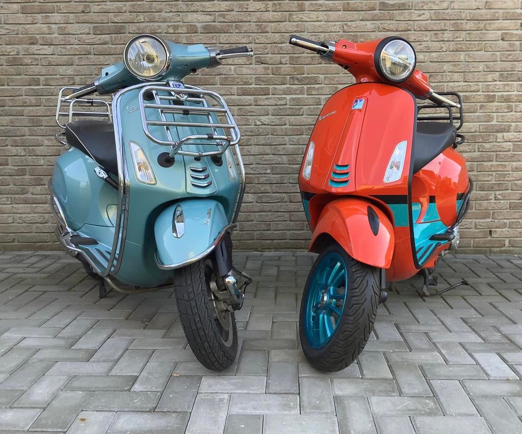 Ciao tutti, vendi Bella vespa azzurro da Primavera, Fietsen en Brommers, Scooters | Vespa, Ophalen, Zo goed als nieuw, Benzine