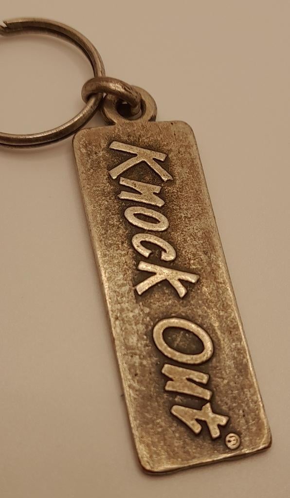 Metalen sleutelhanger 'Knock Out', Ophalen of Verzenden, Gebruikt, Overige typen