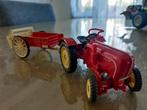 Siku Porsche diesel tractor met aanhanger 1 : 32, Ophalen of Verzenden, Tractor of Landbouw, SIKU