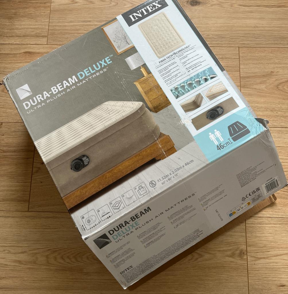 Intex Dura-Beam Deluxe Ultra Plush Queen (152x203x46), Ophalen, Overige maten, Matras, 200 cm