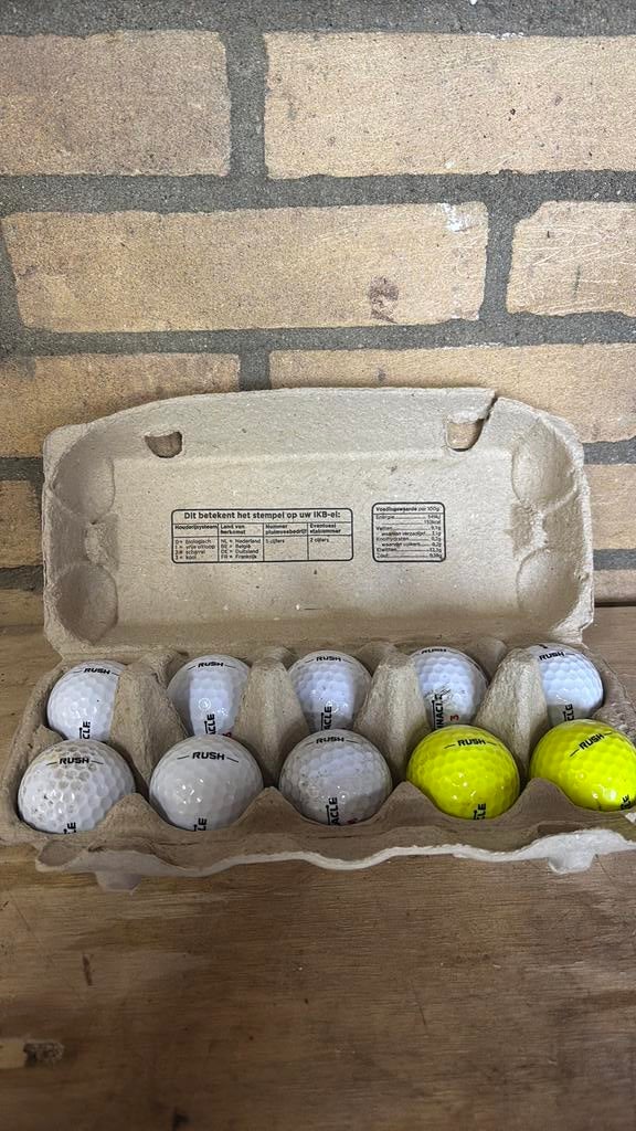 Pinnacle Rush golfballen (10x), Sport en Fitness, Golf, Ophalen of Verzenden, Zo goed als nieuw, Bal(len)