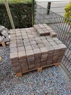 Partij van 400 betonklinkers 10x10x6 Gratis, Tuin en Terras, Tegels en Klinkers, Ophalen, Gebruikt, Beton, Klinkers