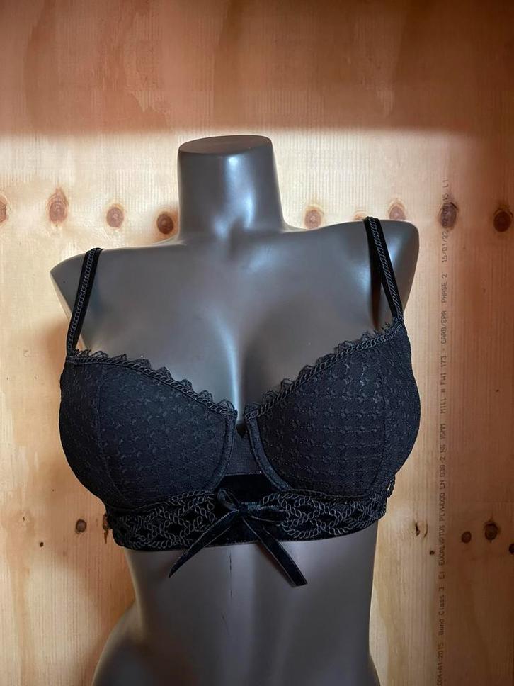 Maison lejaby longline bh 75b - 80c - 75d - 80d officier, Kleding | Dames, Ondergoed en Lingerie, BH, Zwart, Verzenden