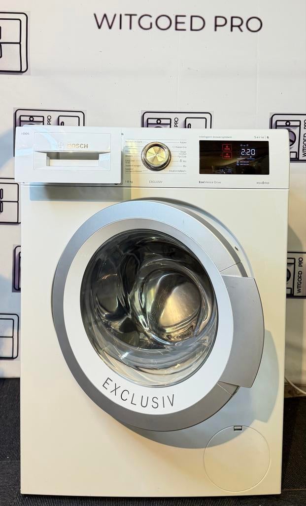 Bosch Serie 6 A+++ EXCLUSIV i-DOS 8kg Wasmachine Touchscreen, Witgoed en Apparatuur, Wasmachines, Zo goed als nieuw, Voorlader