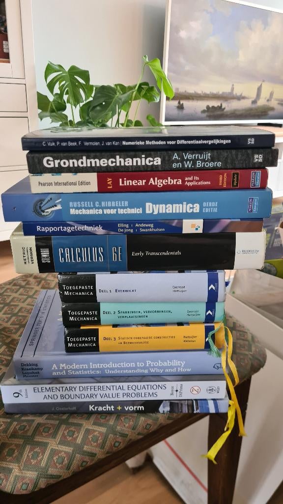 Studieboeken civiele techniek, Boeken, Diverse auteurs, Ophalen of Verzenden, Beta, WO