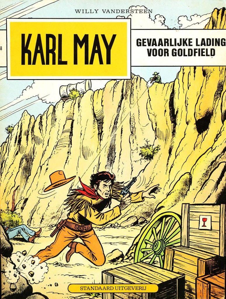 Karl May dl 68 - Gevaarlijke lading voor Goldfield - WvdS, Eén stripboek, Verzenden, Gelezen, Willy Vandersteen