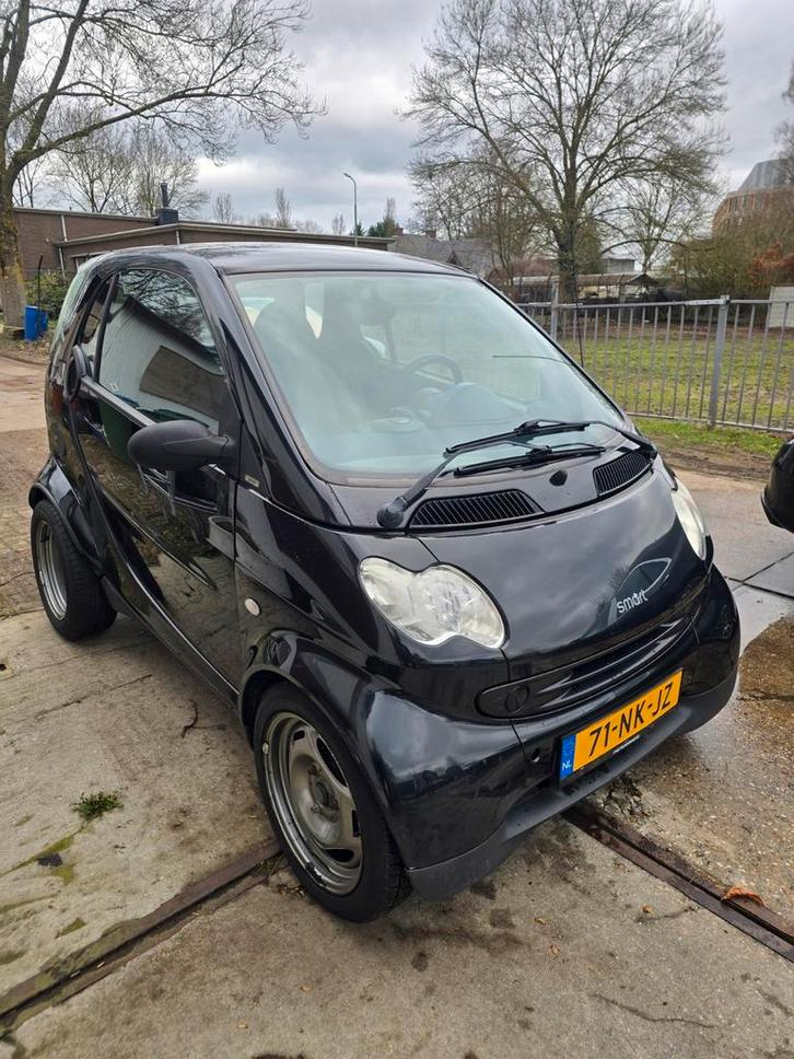 Buitenkans: SMART BRABUS 0.7 City Coupe 45KW 2003 Zwart, Auto's, Smart, Particulier, ForTwo, Airbags, Airconditioning, Alarm, Android Auto