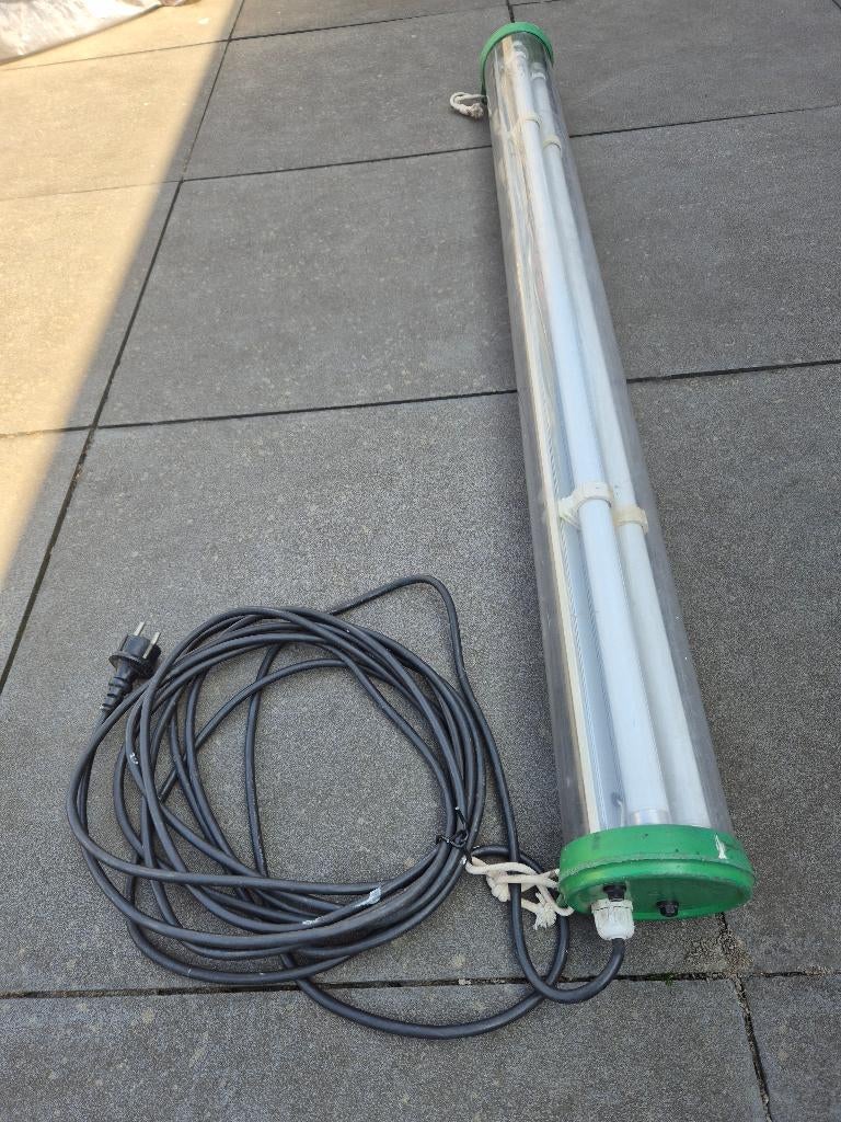 Tubelight stofdicht TL- armatuur met twee TL-buizen van 36W, Ophalen of Verzenden, Gebruikt, 50 tot 200 watt, Armatuur