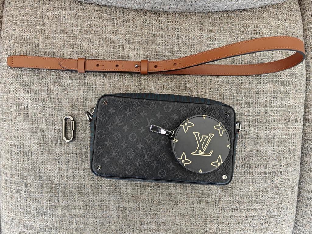 Louis Vuitton Volga On Strap - Virgil Abloh 2020 Runway, Ophalen of Verzenden, Zo goed als nieuw, Leer