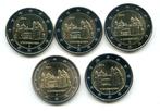 5x 2 euro Duitsland 2014 - St Michaelis Kirche - ADFGJ - UNC, Verzenden, Duitsland, 2 euro, Setje