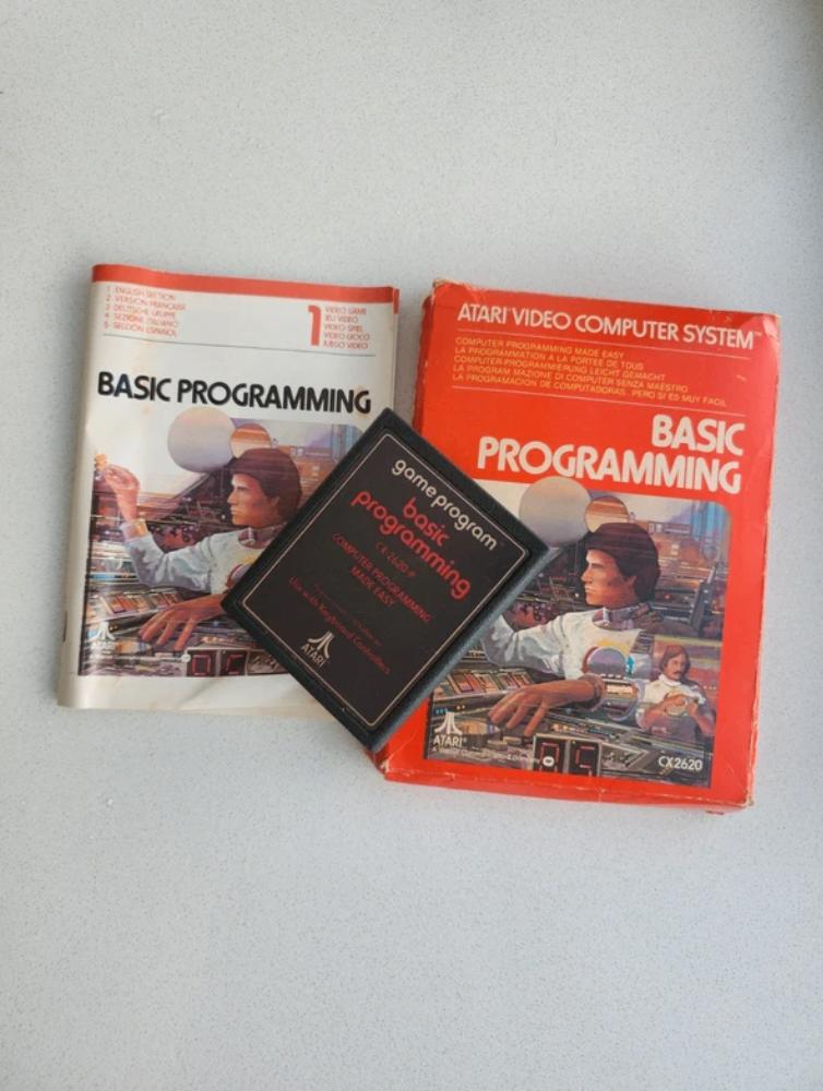 Atari 2600 BASIC Programming - Compleet (CIB) - 1979, Computers en Software, Besturingssoftware, Zo goed als nieuw, Ophalen of Verzenden
