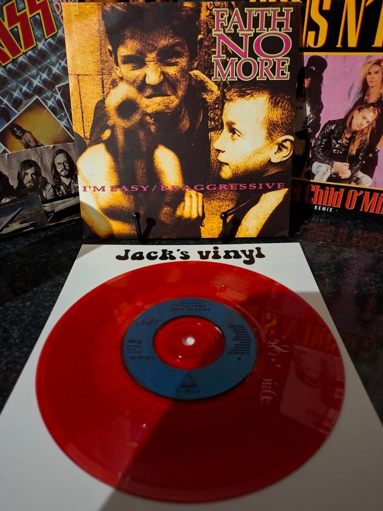 Faith No More - I'm Easy / Be Aggressive (Rode Vinyl)1992, Cd's en Dvd's, Vinyl | Rock, Ophalen of Verzenden, Zo goed als nieuw