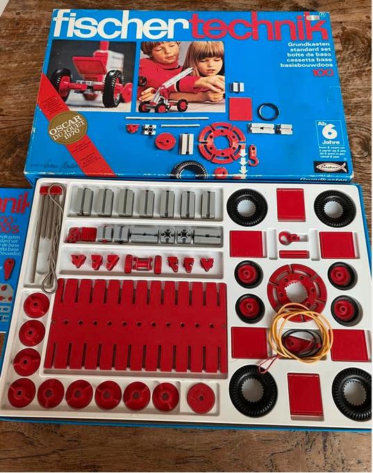 Fischer Technik 100 , Compleet zgan, Kinderen en Baby's, Speelgoed | Educatief en Creatief, Ophalen of Verzenden, Zo goed als nieuw
