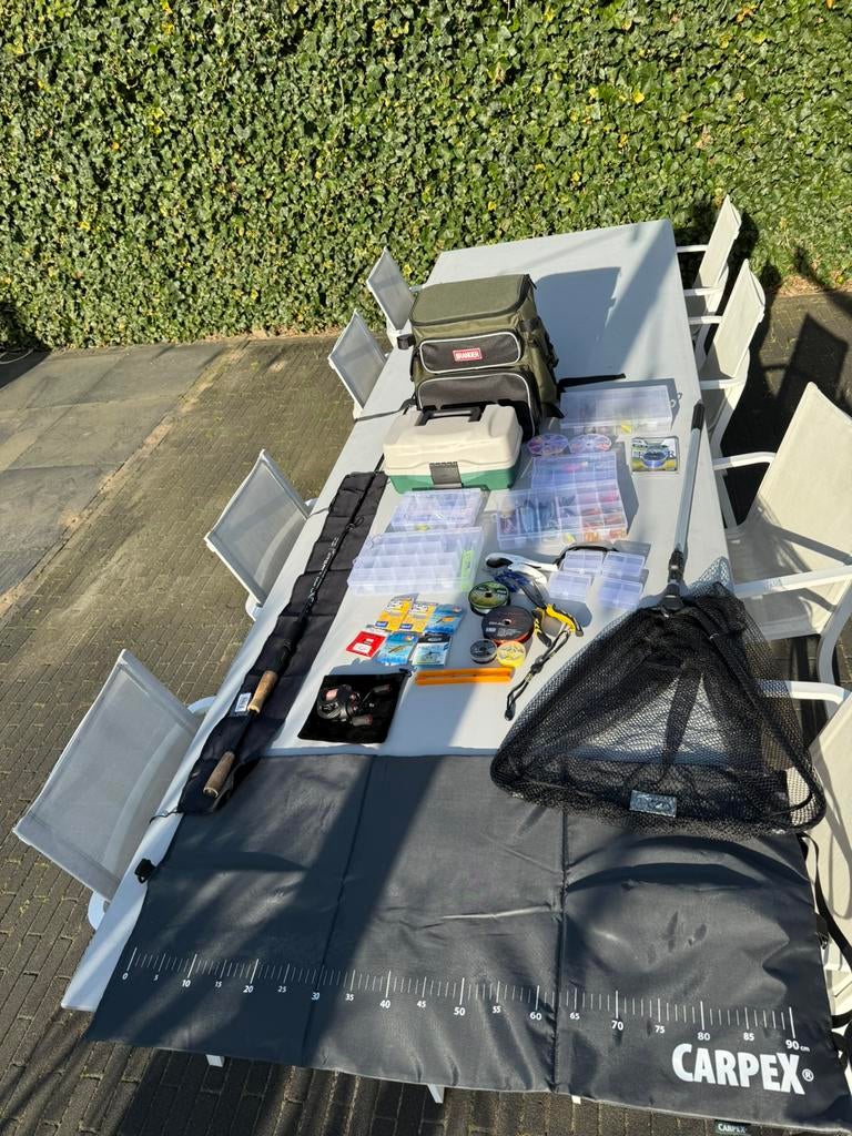 Complete visset (Ultimate hengel + reel + accessoires), Ophalen, Zo goed als nieuw, Overige typen