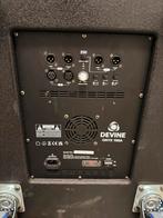 Devine Onyx 18SA Actieve Subwoofer 2 keer!!, Ophalen, Gebruikt, 500 tot 1000 watt, P.A.