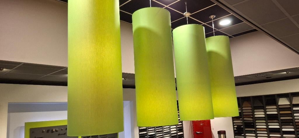 handgemaakte lampenkappen hoog model 4 stuks, Ophalen, Rond, Nieuw, Design en handgemaakt 140cm hoog
