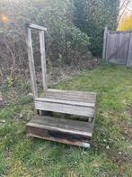 Houten trap opstap voor chalet of stacaravan, Caravans en Kamperen, Caravan accessoires, Ophalen of Verzenden, Gebruikt