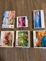 Diverse legpuzzels: King, Schmidt, Jumbo, Ravensburger, Ophalen of Verzenden, 500 t/m 1500 stukjes
