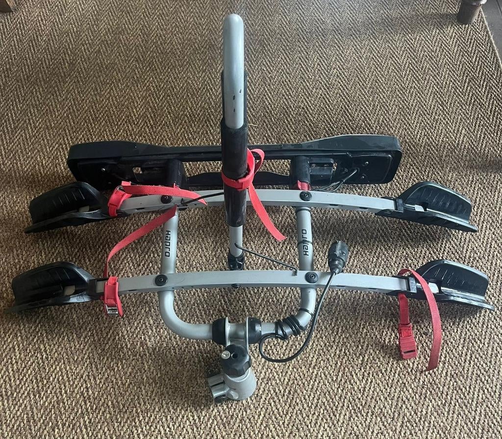 Hapro Atlas 2 fietsendrager trekhaak - 2 fietsen, Auto diversen, Fietsendragers, Gebruikt, Trekhaakdrager, 2 fietsen, Elektrische fiets