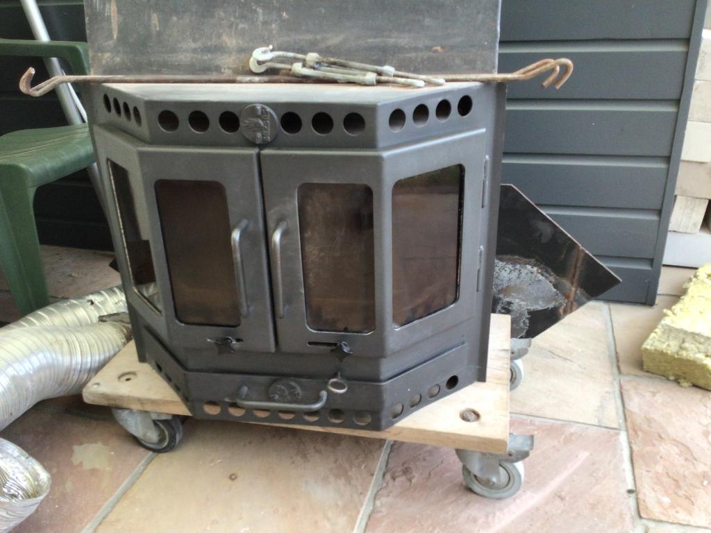 Barbas houtkachel inbouw, Huis en Inrichting, Kachels, Ophalen, Gebruikt, Houtkachel, Inbouw