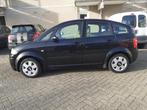 Audi A2 1.4 55KW 2003 Zwart, Auto's, Audi, Stof, 74 pk, 4 stoelen, USB