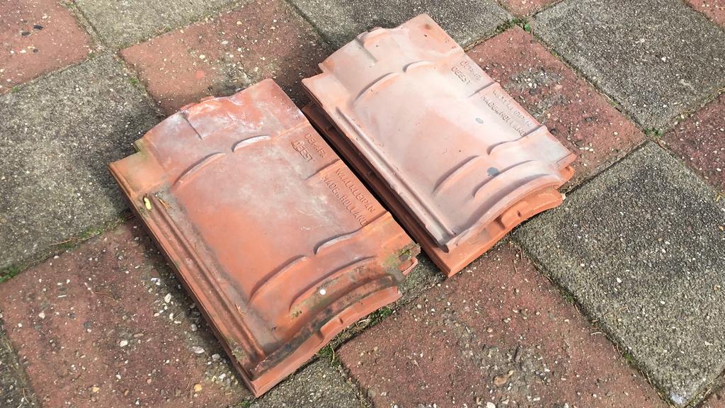 Waalkleipan DEPAFA, Doe-het-zelf en Verbouw, Dakpannen en Dakbedekking, Ophalen, Gebruikt, 15 m² of meer, Dakpannen