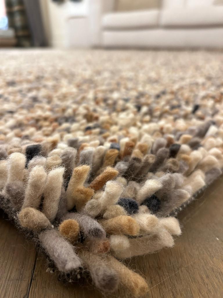 Vloerkleed Dots 170501 van Brink & Campman 250x267, Ophalen of Verzenden, 200 cm of meer, Rechthoekig, Wit