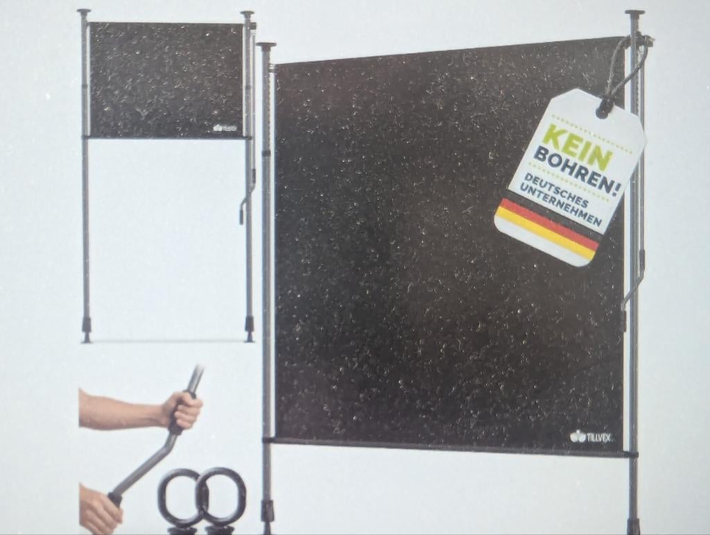 tillvex klemluifel 200x310 cm zwart nieuw in doos, Ophalen of Verzenden